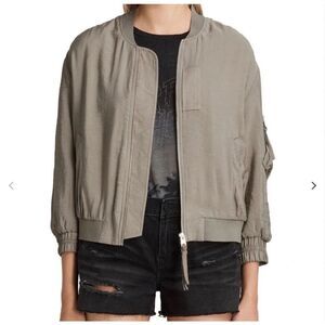 All Saints Angie Bomber Jacket *note